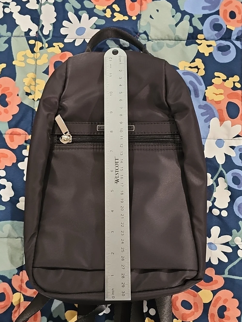 Hedgren Vogue Black backpack features tone-on-tone hardware & RFID-blocking
